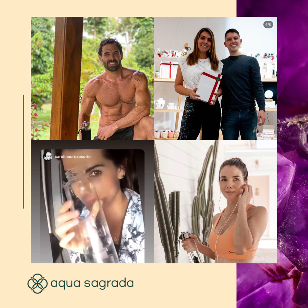 Aqua Sagrada Cuarzo Cristal + Envío gratis a ciudades principales